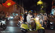 Trung tâm TP HCM ngập tràn sắc đỏ sau chức vô địch của U23 Việt Nam