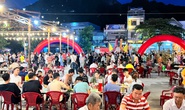 Hấp dẫn làng nướng ở Cáp treo núi Sam