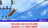 EVNCPC: Cảnh báo nguy cơ mất an toàn điện do thả diều