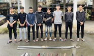 Kéo nhau đi truy sát đối thủ rồi khóc tại Công an TP Thủ Đức