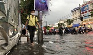 TP HCM: Mưa lớn, một số khu vực ngập nước