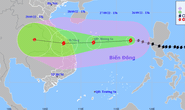 Bão số 4 đang mạnh lên, giật cấp 17 tiến nhanh 20-25 km/giờ vào đất liền