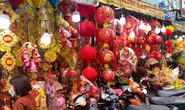 Vật trang trí Tết hình mèo lên ngôi