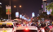 Kẹt xe ở TP HCM ngày cận Tết