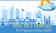 [Infographic] Thời tiết Nam Bộ dịp Tết Nguyên đán Quý Mão 2023