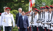 Lễ đón Thủ tướng Phạm Minh Chính thăm chính thức Singapore