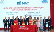 Trường ĐH Cửu Long bế mạc đợt khảo sát kiểm định chất lượng cơ sở giáo dục