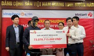 Trúng Vietlott 73 tỉ đồng, người đàn ông ở TP HCM lập tức báo tin mừng cho vợ