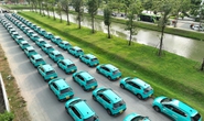 Cận cảnh hàng trăm  taxi điện của tỉ phú Phạm Nhật Vượng tại TP HCM