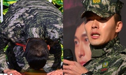 Hyun Bin quỳ cảm ơn “fan” ngày xuất ngũ