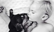 Ngắm em bé và cún cưng siêu đáng yêu!
