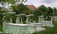 Xây mộ trong khu dân cư