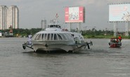 TP HCM: Tàu cánh ngầm chết máy, đâm cọc tiêu