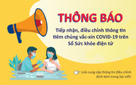 TP  HCM: Tiếp nhận, điều chỉnh thông tin tiêm chủng vắc-xin Covid-19