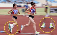 Cận cảnh đôi giày tai hại khiến Lò Thị Thanh bị tước HCB SEA Games 31