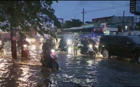 TP HCM: Giao thông hỗn loạn vì mưa