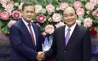 Chủ tịch nước tiếp Đại tướng Hun Manet, Phó Tổng tư lệnh Quân đội Hoàng gia Campuchia