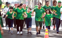 Ngày chạy Olympic TP HCM: 10.000 người nô nức xuống phố