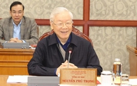 Những hình ảnh Tổng Bí thư Nguyễn Phú Trọng chủ trì họp Bộ Chính trị, Ban Bí thư