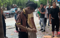 Nổ lớn tại quán lẩu mì cay 7 cấp, nhân viên bị thổi bay cả áo đang mặc