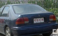 Biển số xe “A di đà Phật” ở Trung Quốc