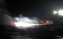 Hàn Quốc: Cháy tàu cá, 2 người Việt Nam mất tích