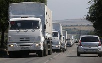 Đoàn xe tải Nga xâm nhập Ukraine trở về nước
