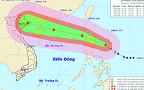 Bão Kalmaegi giật cấp 16, 17 khi vào Biển Đông