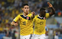 James Rodriguez lập cú đúp, Uruguay lên đường về nước