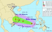 Áp thấp mạnh lên thành bão giật cấp 10 trên Biển Đông