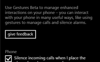 Microsoft tăng khả năng tương tác không chạm cho Lumia