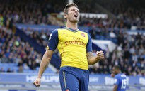 Arsenal có thể mất Giroud 3 tháng vì chấn thương