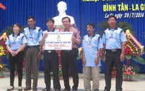 Quỹ Tấm lòng vàng Người Lao Động giúp ngư dân Bình Thuận