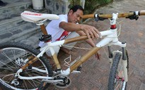 Người chế tạo xe đạp tre du lịch độc đáo ở Quảng Nam