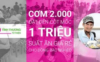 Cơm 2.000 đồng đạt mốc 1 triệu suất ăn