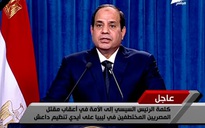 Ai Cập không kích IS tại Libya