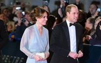 Vợ chồng Hoàng tử William lấn át dàn sao “James Bond”