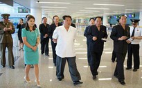 Ông Kim Jong-un khen nhà ga sân bay mới