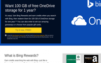 Microsoft tặng 100 GB miễn phí trên OneDrive