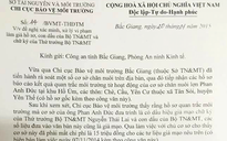 Giả chữ ký Thứ trưởng Bộ TN-MT để lừa đảo trại nuôi lợn