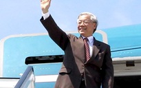 Tổng Bí thư Nguyễn Phú Trọng lên đường thăm Mỹ