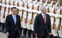 Thủ tướng Úc trở về từ Trung Quốc khi biển Đông dậy sóng