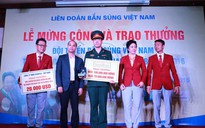 Đại tá Hoàng Xuân Vinh được thưởng gần 5 tỉ đồng