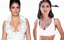 Salma Hayek hạnh phúc hơn với vòng eo đầy đặn