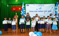 Quỹ CEP trao 130 suất học bổng cho con thành viên nghèo