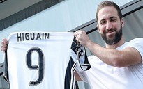 Higuain nhận áo số 9 tại Juventus