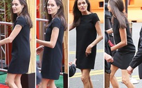 Angelina Jolie gây sốc với thân hình gầy nhom trên thảm đỏ