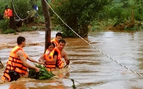 Trèo lên cây, 6 người thoát chết khỏi lũ quét