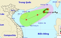 Bão số 6 đổi hướng, có thể hướng vào miền Trung