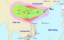 Áp thấp mạnh lên thành bão giật cấp 14 vào Vịnh Bắc Bộ